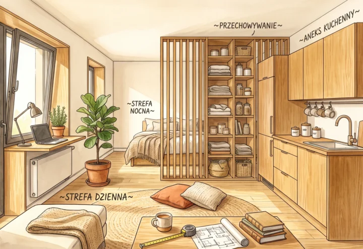 Aranżacja małego mieszkania – kawalerka i mieszkanie 30m2