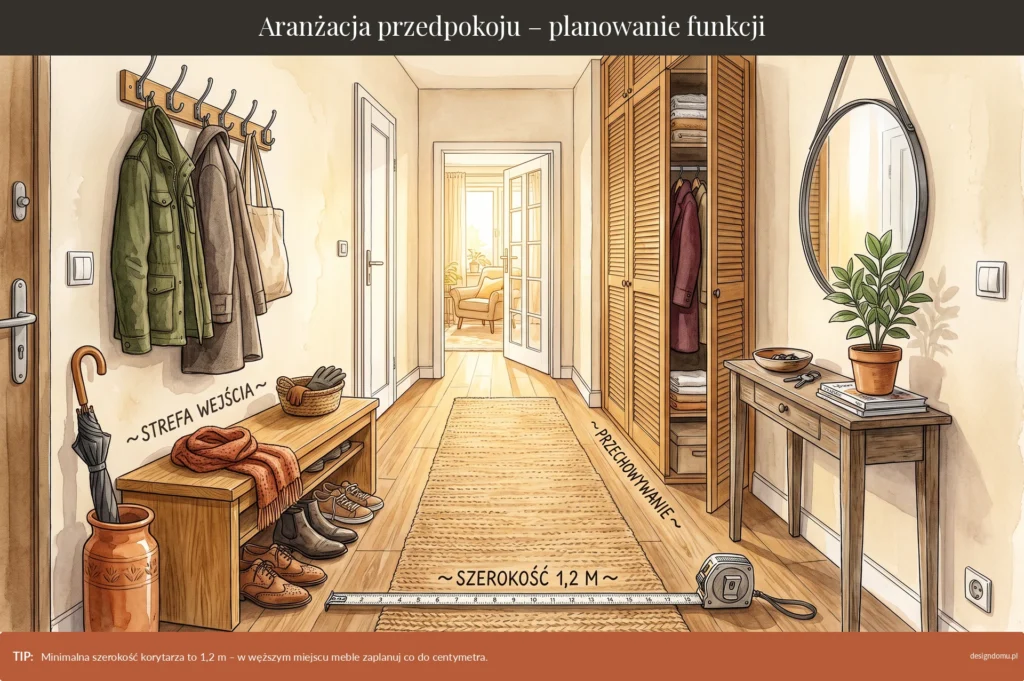 aranżacja przedpokoju