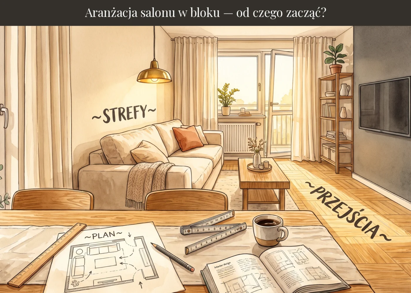 Aranżacja salonu w bloku – pomysły, style i porady projektantów
