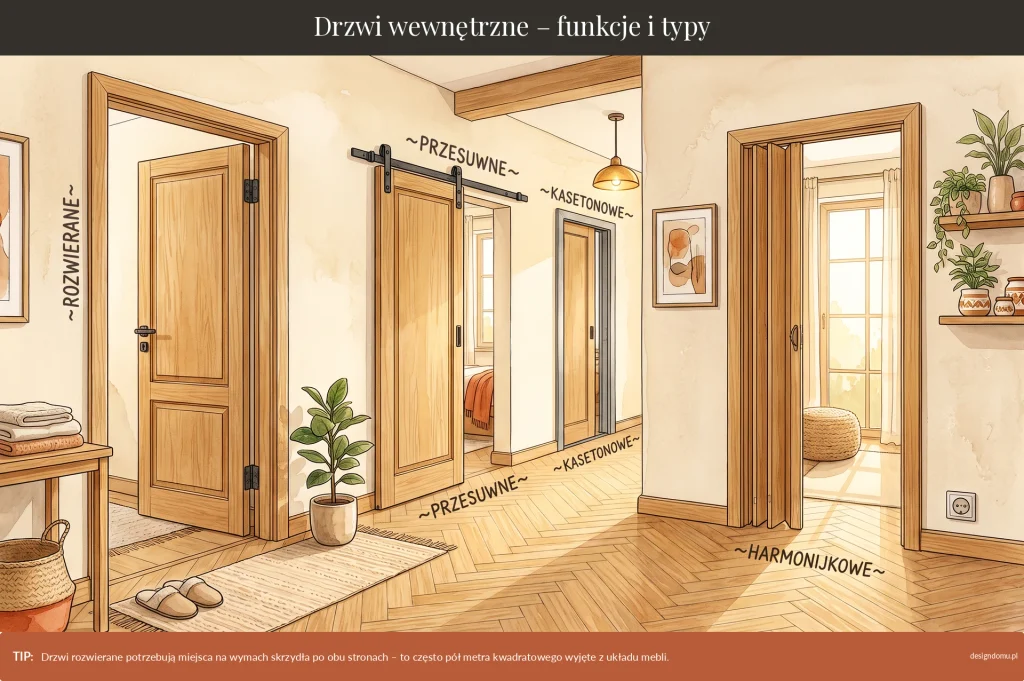 drzwi wewnętrzne funkcje i typy