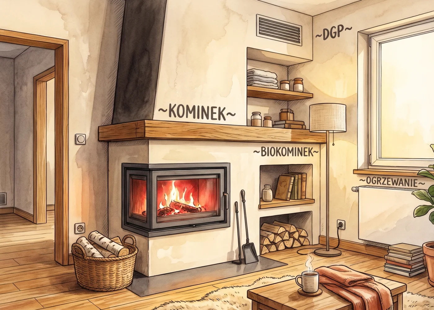 Kominek w domu – rodzaje, koszty i jak wybrać kominek