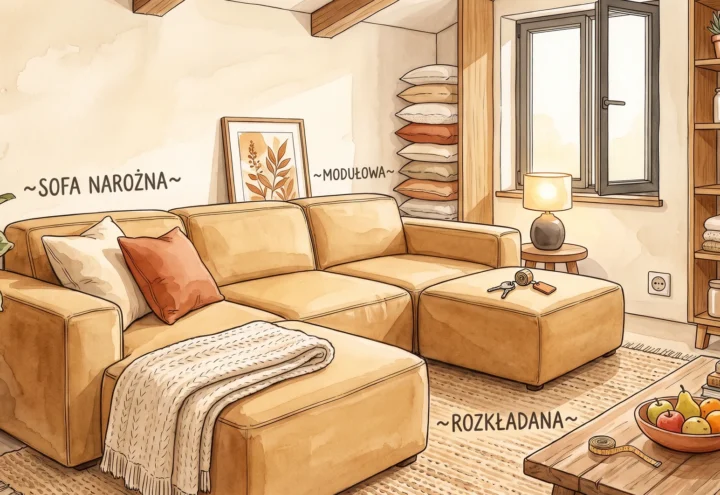 Sofa do salonu – jak wybrać kanapę pasującą do wnętrza