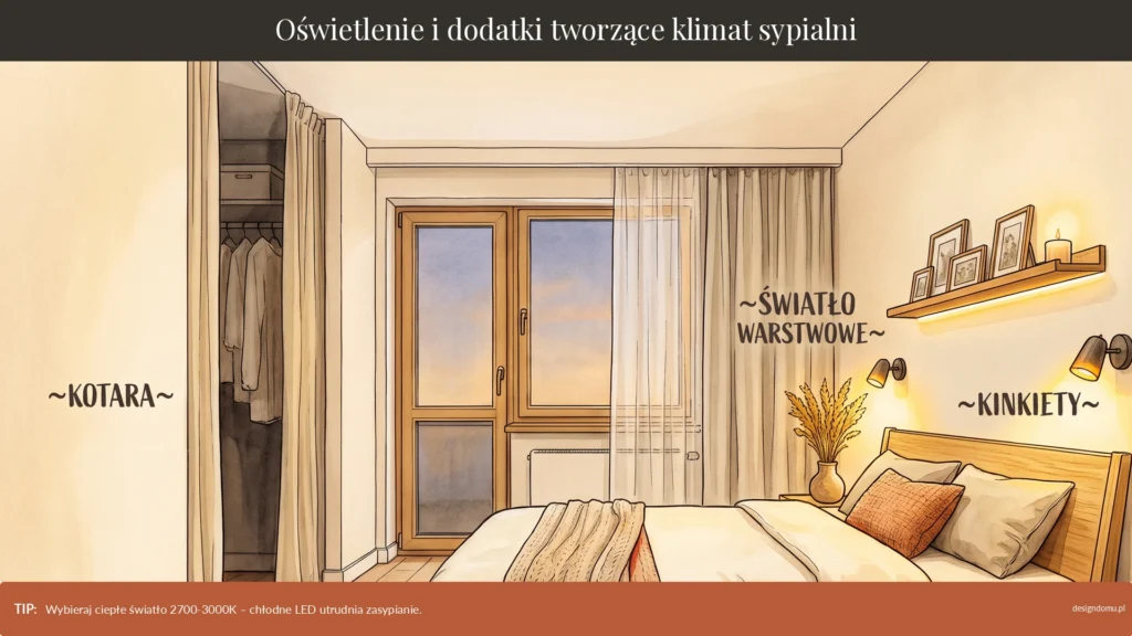 oświetlenie do sypialni