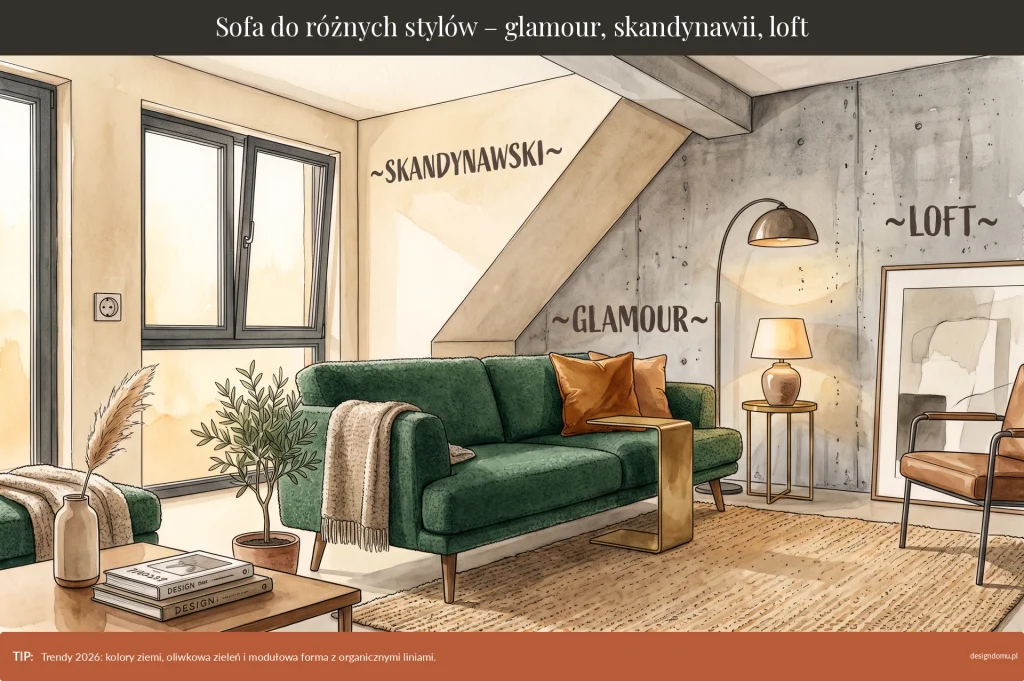 jak dobrać sofę do stylu mieszkania
