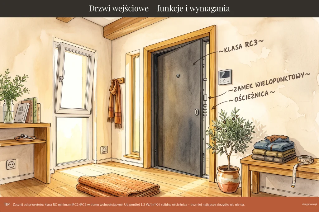 drzwi wejściowe funkcje i wymagania