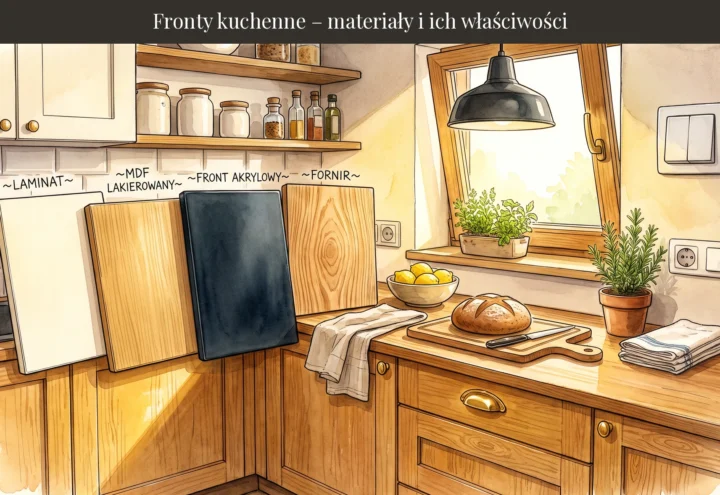 Fronty kuchenne – materiały, kolory i jak wybrać do kuchni