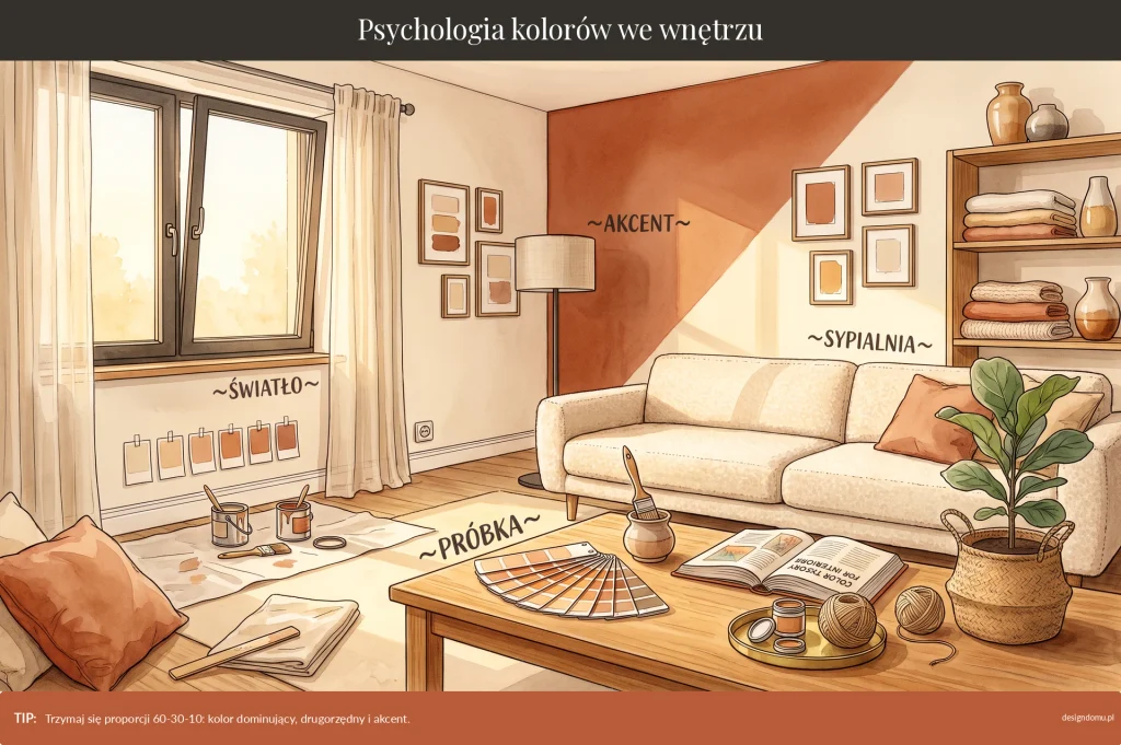 psychologia kolorów we wnętrzu