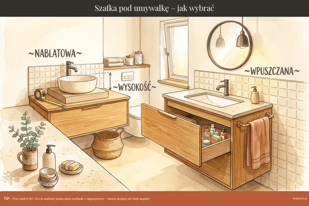 szafka pod umywalkę jak wybrać
