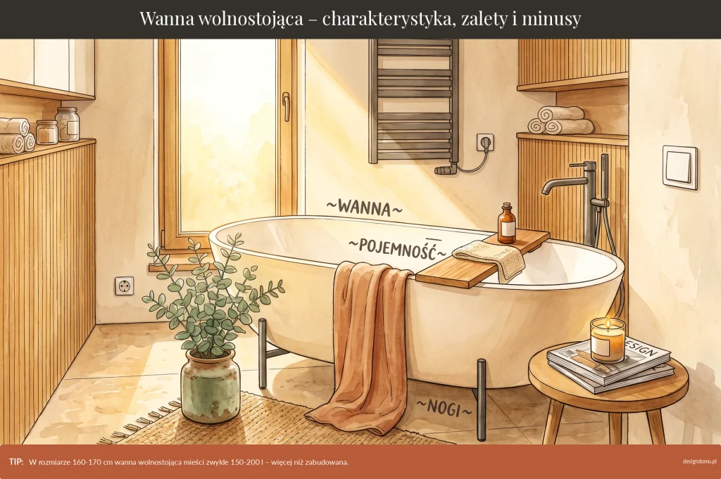 wanna wolnostojąca zalety i minusy
