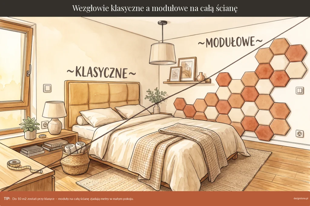 wezgłowie klasyczne a modułowe