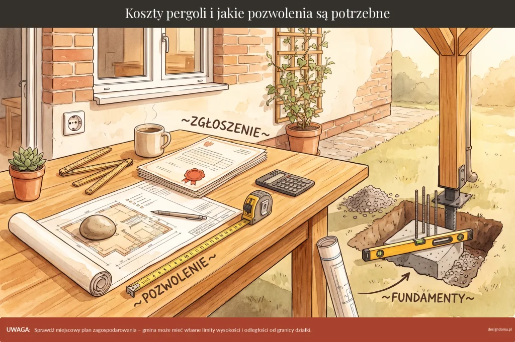 koszty pergoli i jakie pozwolenia są potrzebne