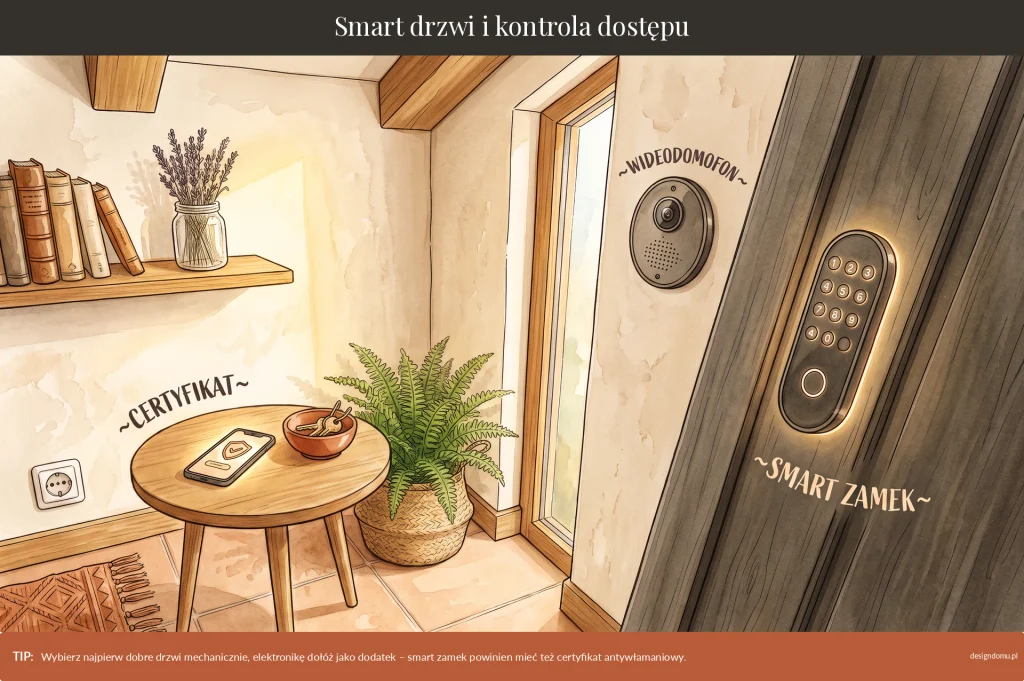 smart drzwi i kontrola dostępu