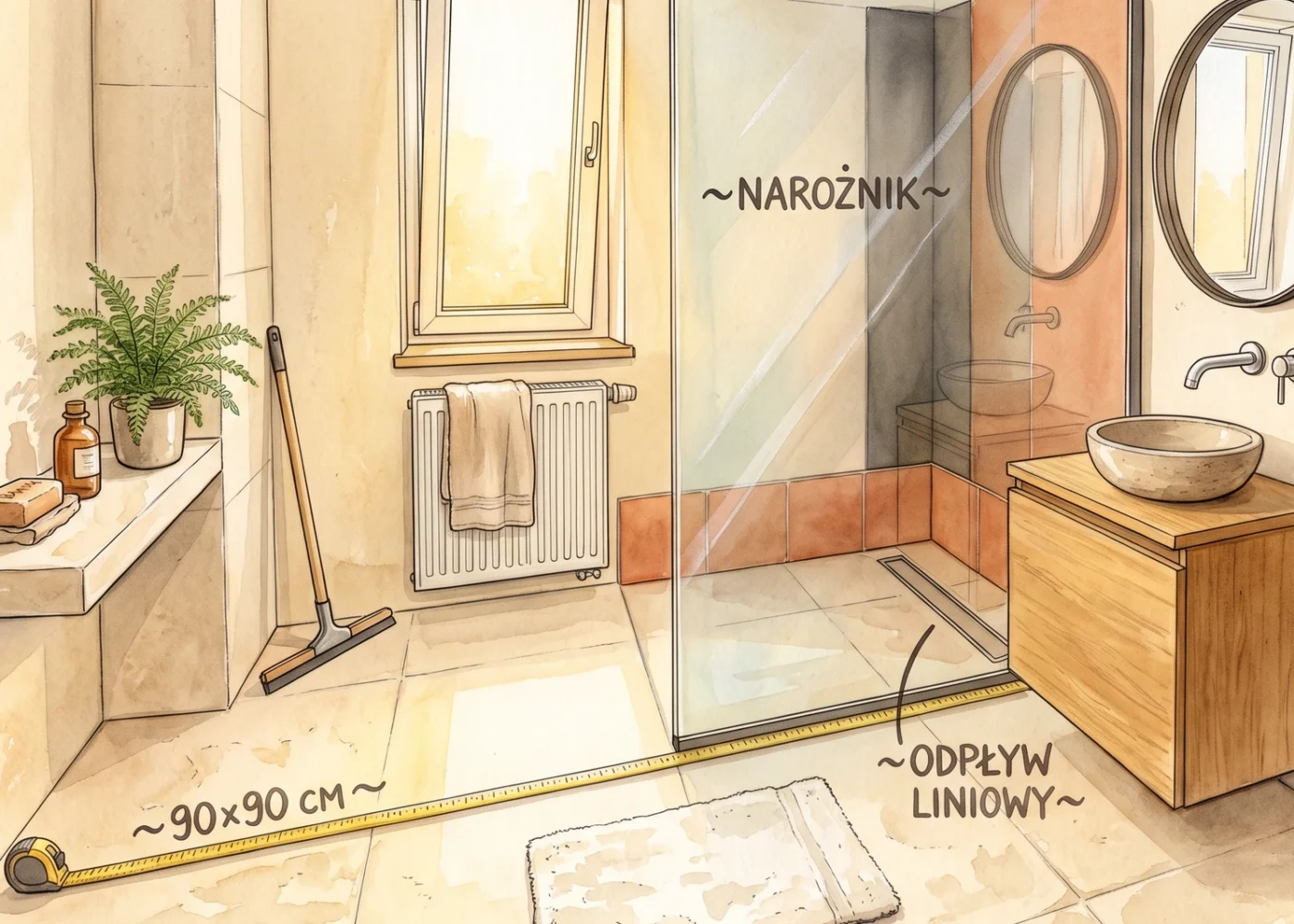 Kabina prysznicowa walk-in – jak ją zaprojektować w łazience