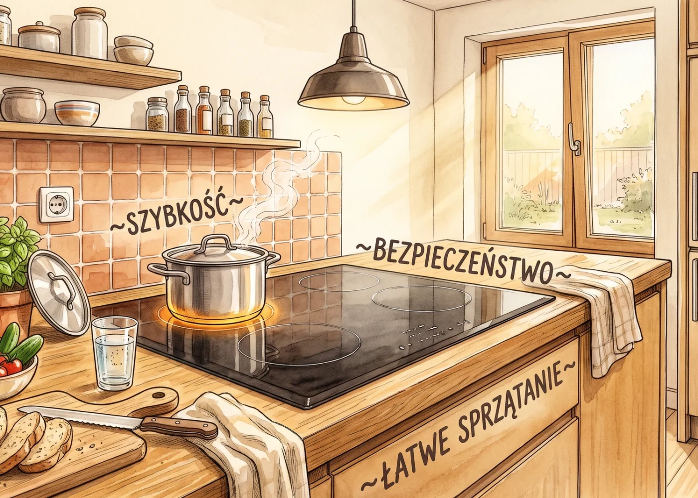 Płyta indukcyjna – jak wybrać i jakie pola grzewcze są potrzebne