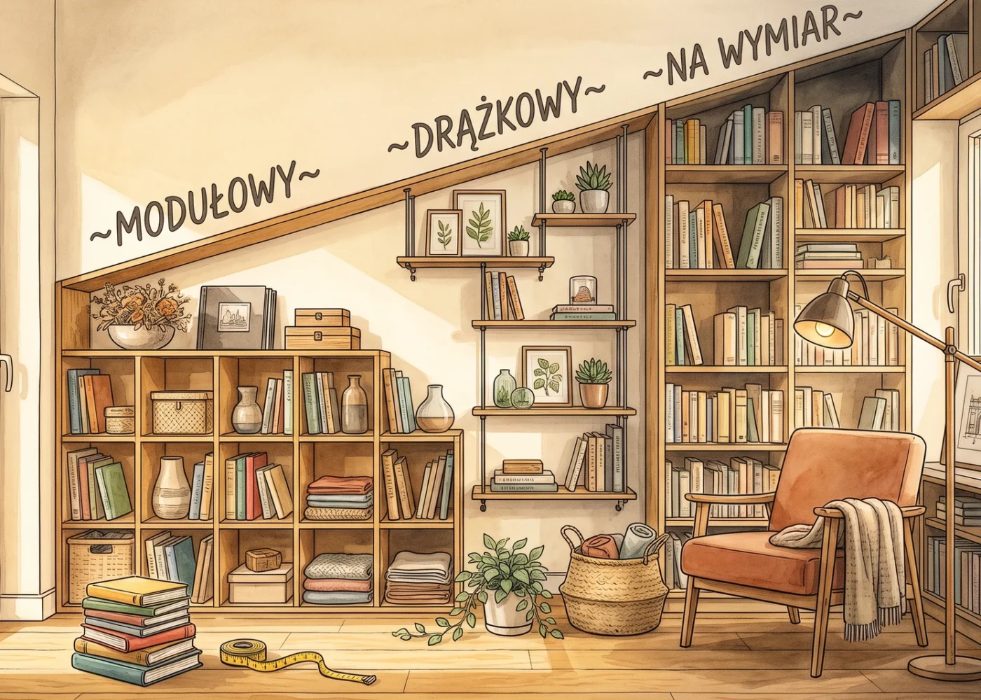 Regał na książki – jak go wybrać i zaprojektować w salonie