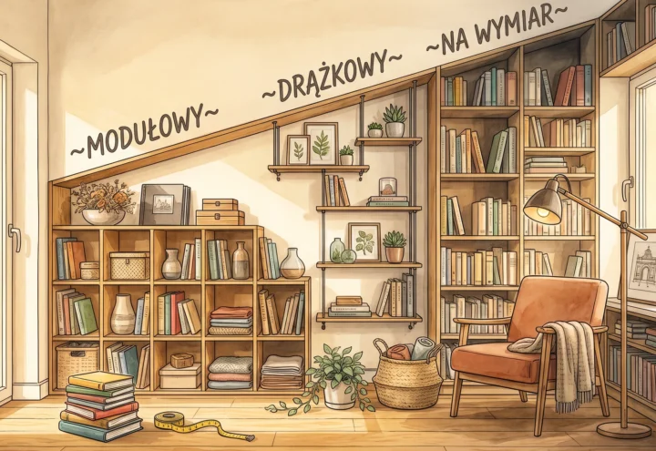 Regał na książki – jak go wybrać i zaprojektować w salonie